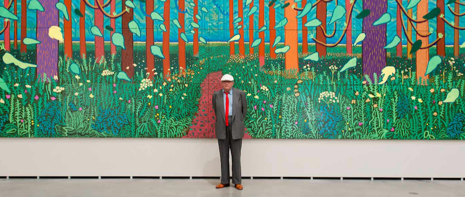 David Hockney On not being down